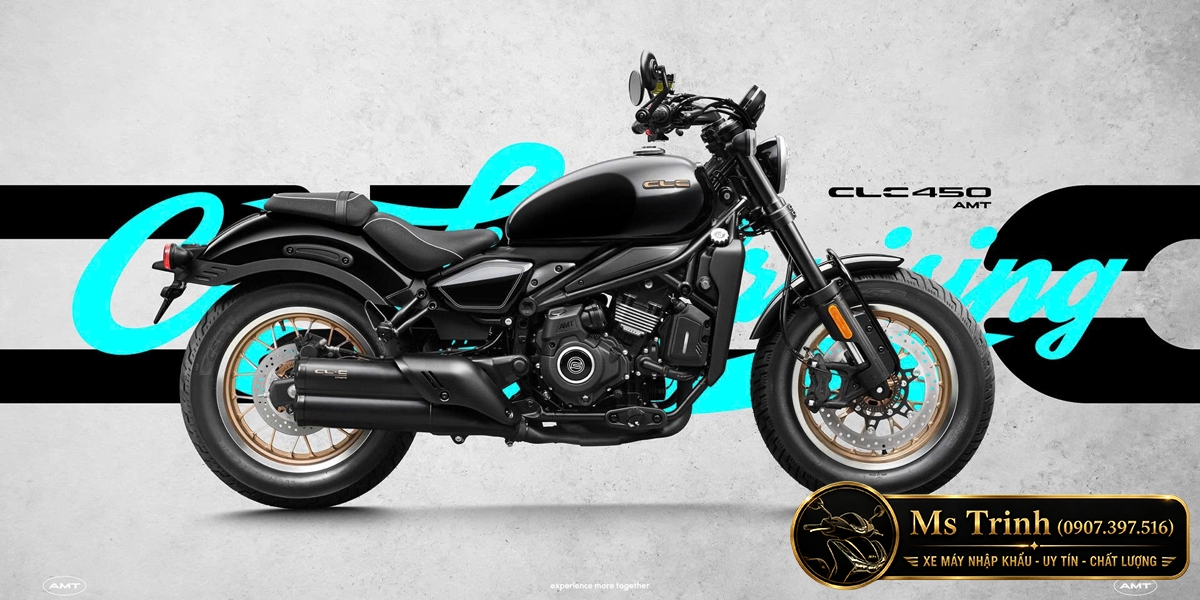 CFMoto 450CL-C AMT tại Vĩnh Long – Cruiser 449cc hộp số tự động AMT đầy cuốn hút, giá tốt