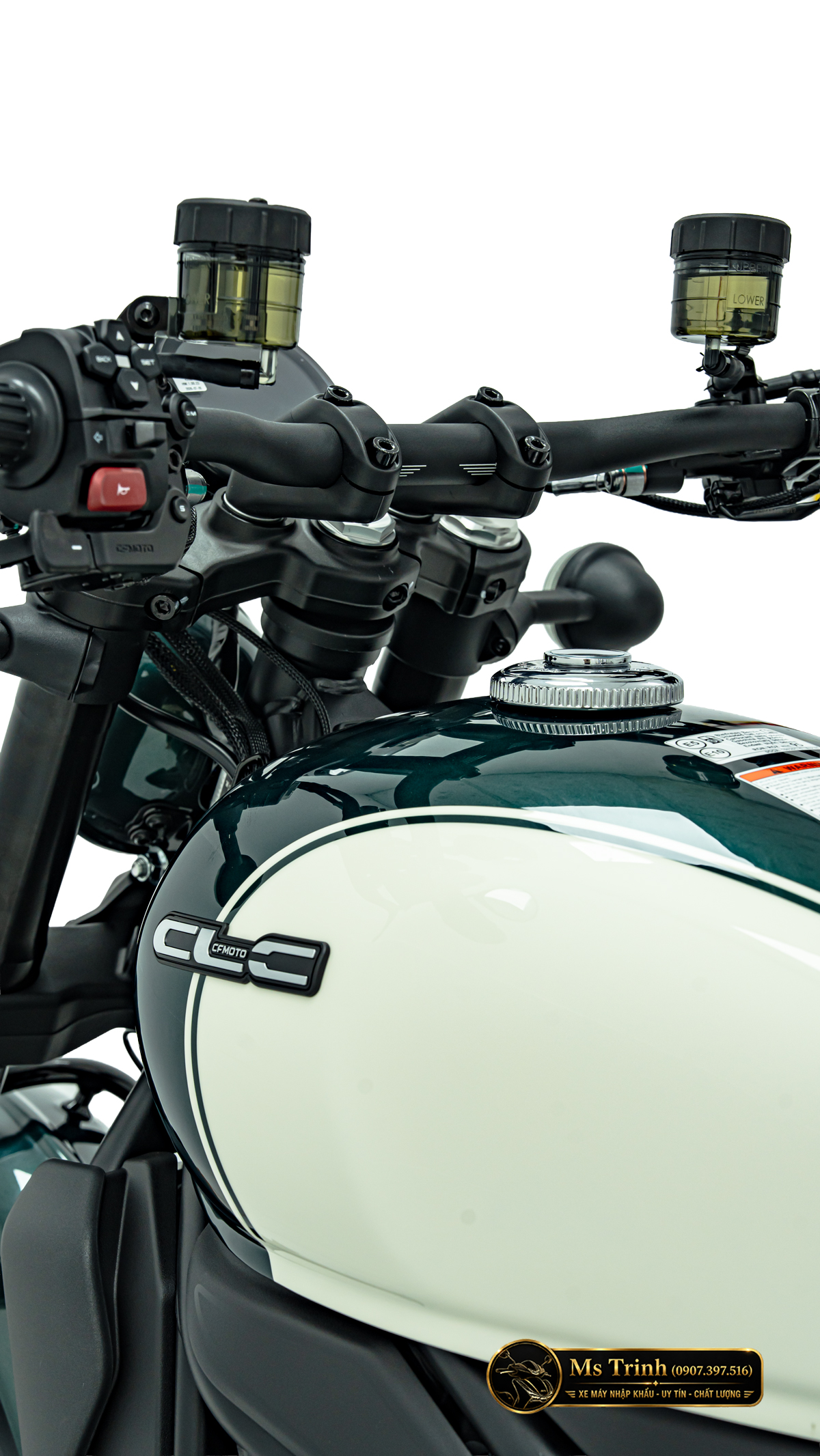 CFMOTO 450CL-C AMT Vĩnh Long Cruiser 449cc số tự động, giá 167 triệu