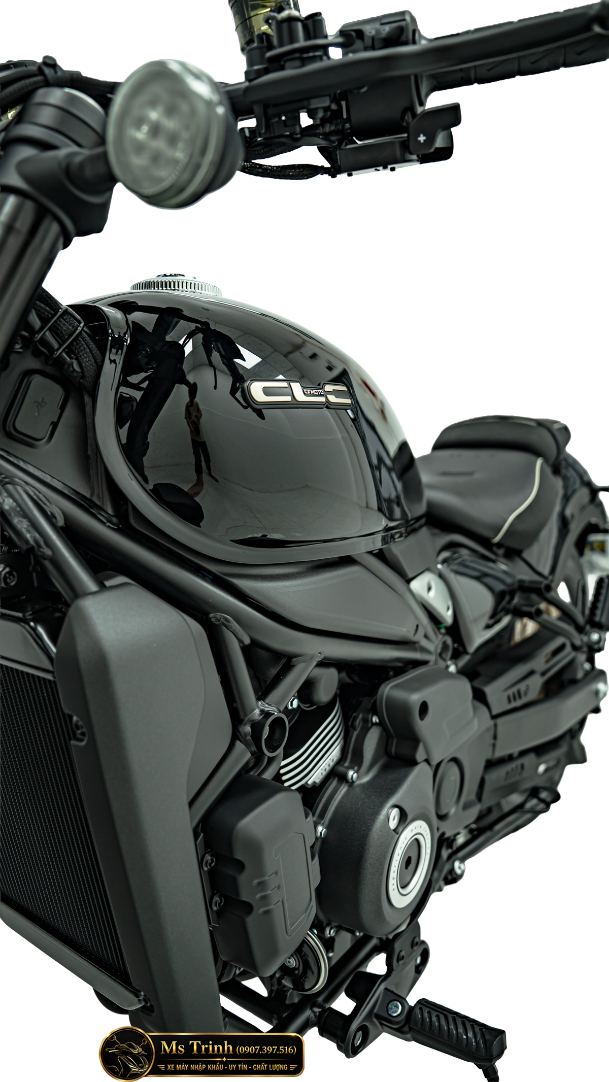 CFMOTO 450CL-C AMT Vĩnh Long Cruiser 449cc số tự động, giá 167 triệu