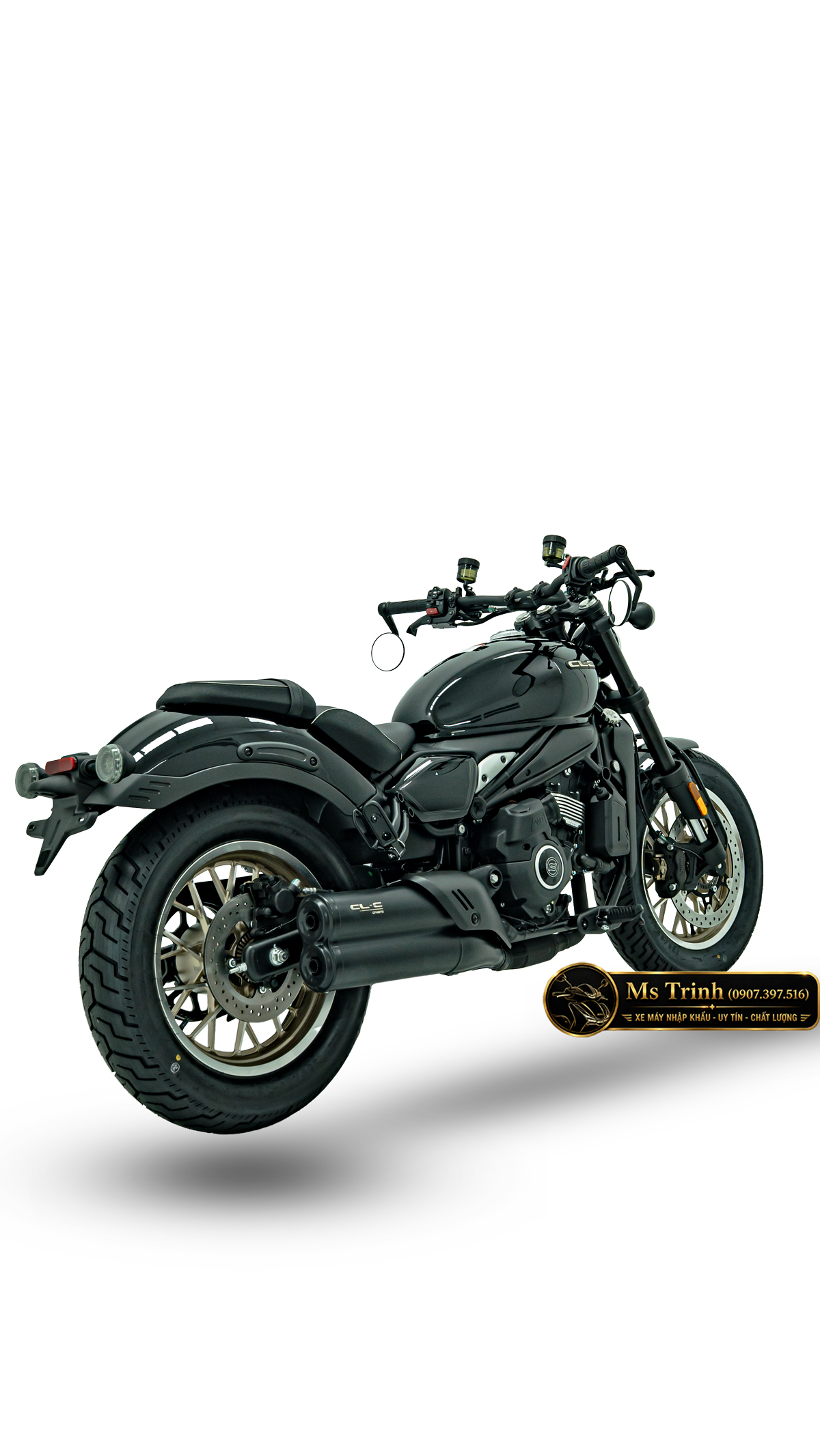 CFMOTO 450CL-C AMT Vĩnh Long Cruiser 449cc số tự động, giá 167 triệu