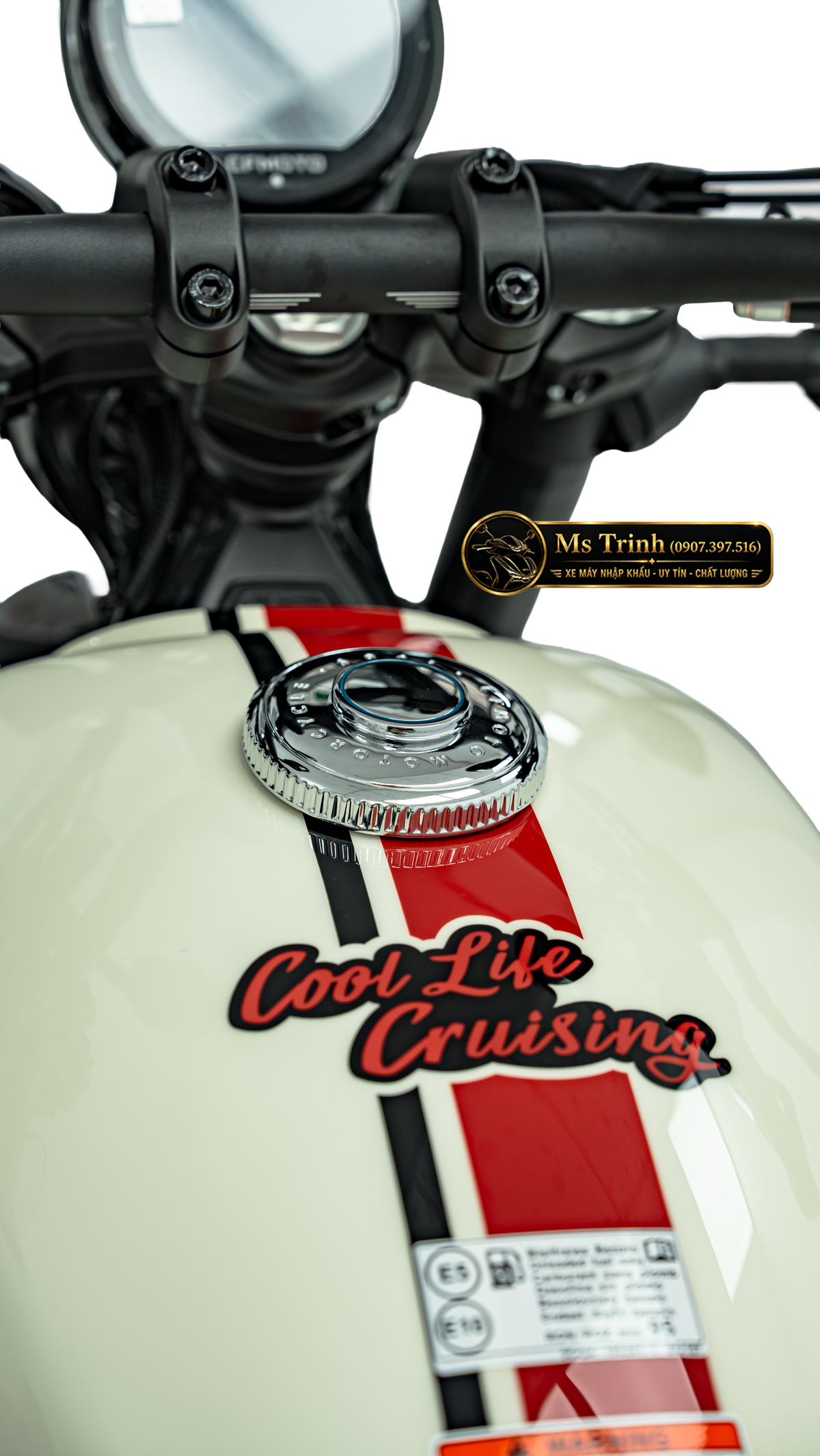 CFMOTO 450CL-C AMT Vĩnh Long Cruiser 449cc số tự động, giá 167 triệu
