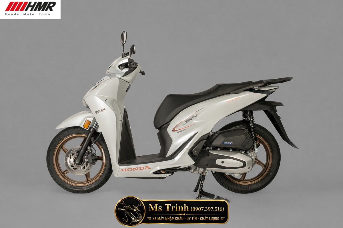 Honda SH150i Special Edition màu trắng 2026 nhập Ý tại Vĩnh Long - Vẻ đẹp thanh lịch của dòng SH Ý cao cấp
