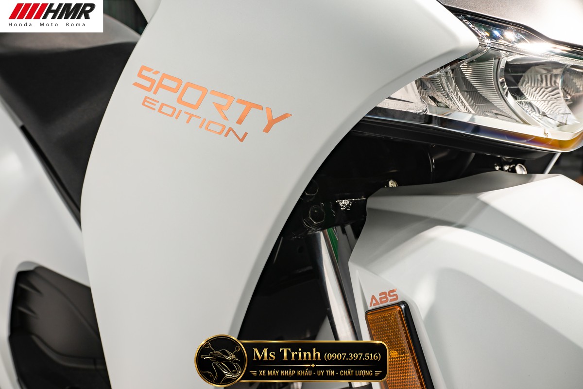 Honda SH350i nhập Ý 2026 tại Vĩnh Long - SH350i Sporty Trắng Nhám, Xám Bóng Đẳng Cấp Chuẩn Ý