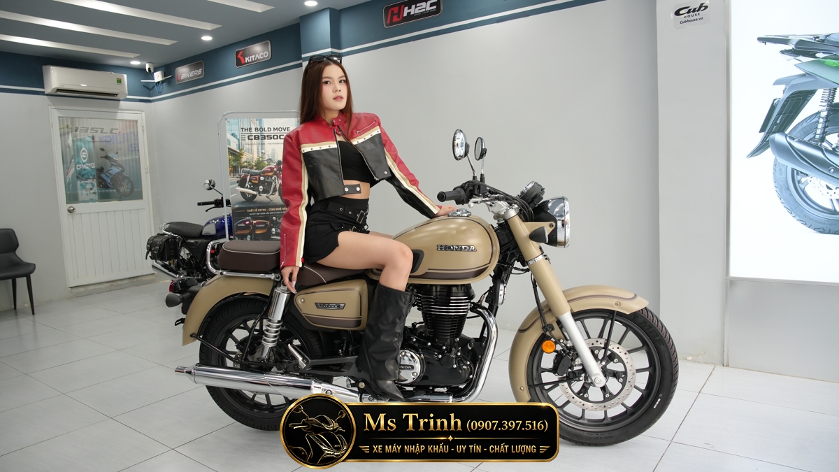Honda CB350C Special Edition 2026 Tại Vĩnh Long - Tuyệt Tác Retro Roadster Cao Cấp Chính Thức Gây Sốt