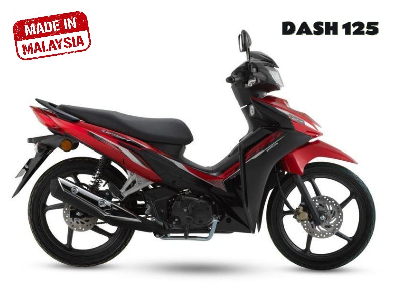 Honda Dash125 2025, 2 thắng dĩa, NK Chính Hãng Malaysia tại Vĩnh Long