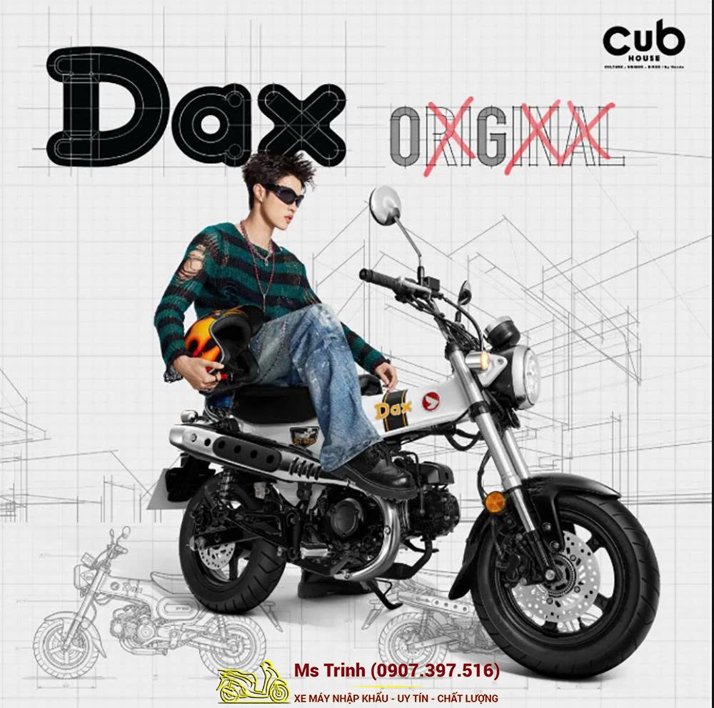Honda Dax 125 2026 tại Vĩnh Long - Minibike Huyền Thoại Khung T-Bone Độc Đáo