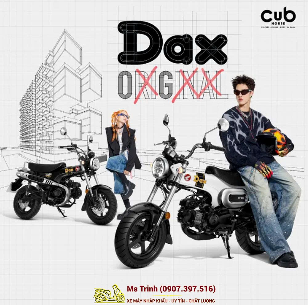 Honda Dax ST125 2026 tại Vĩnh Long - Minibike huyền thoại khung T-Bone đầy cá tính
