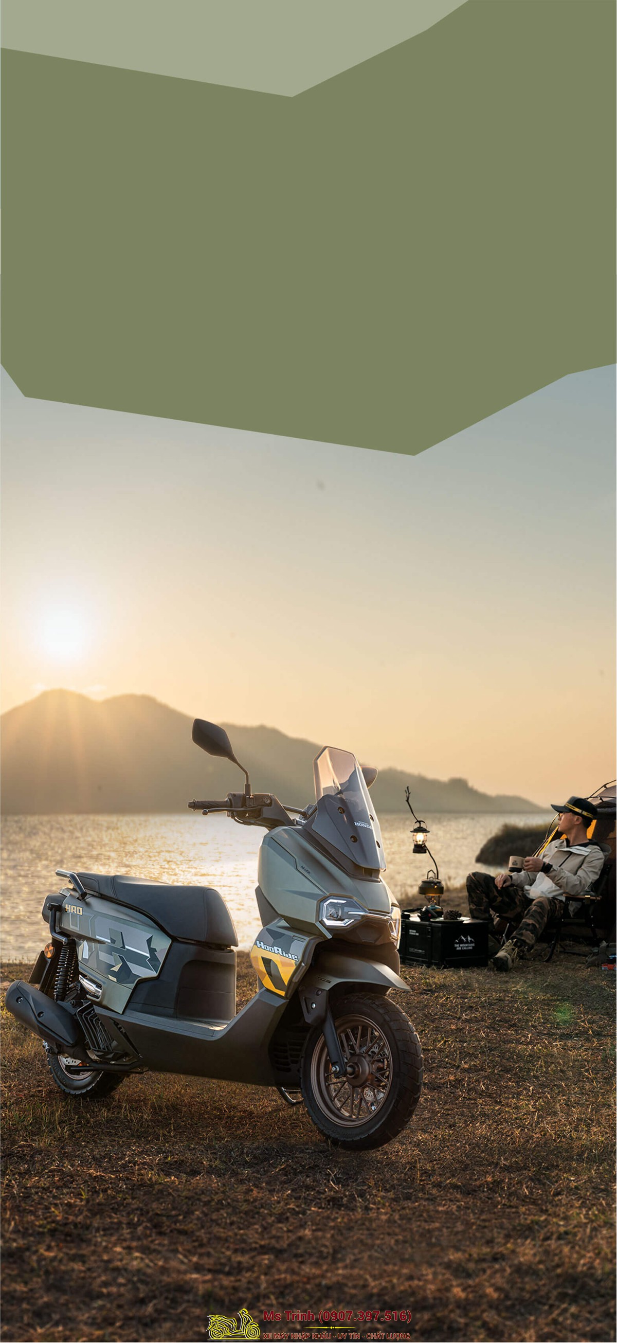 Honda HRD125 2026 - Xe tay ga ADV cá tính, ABS 2 kênh, công nghệ hiện đại tại Vĩnh Long