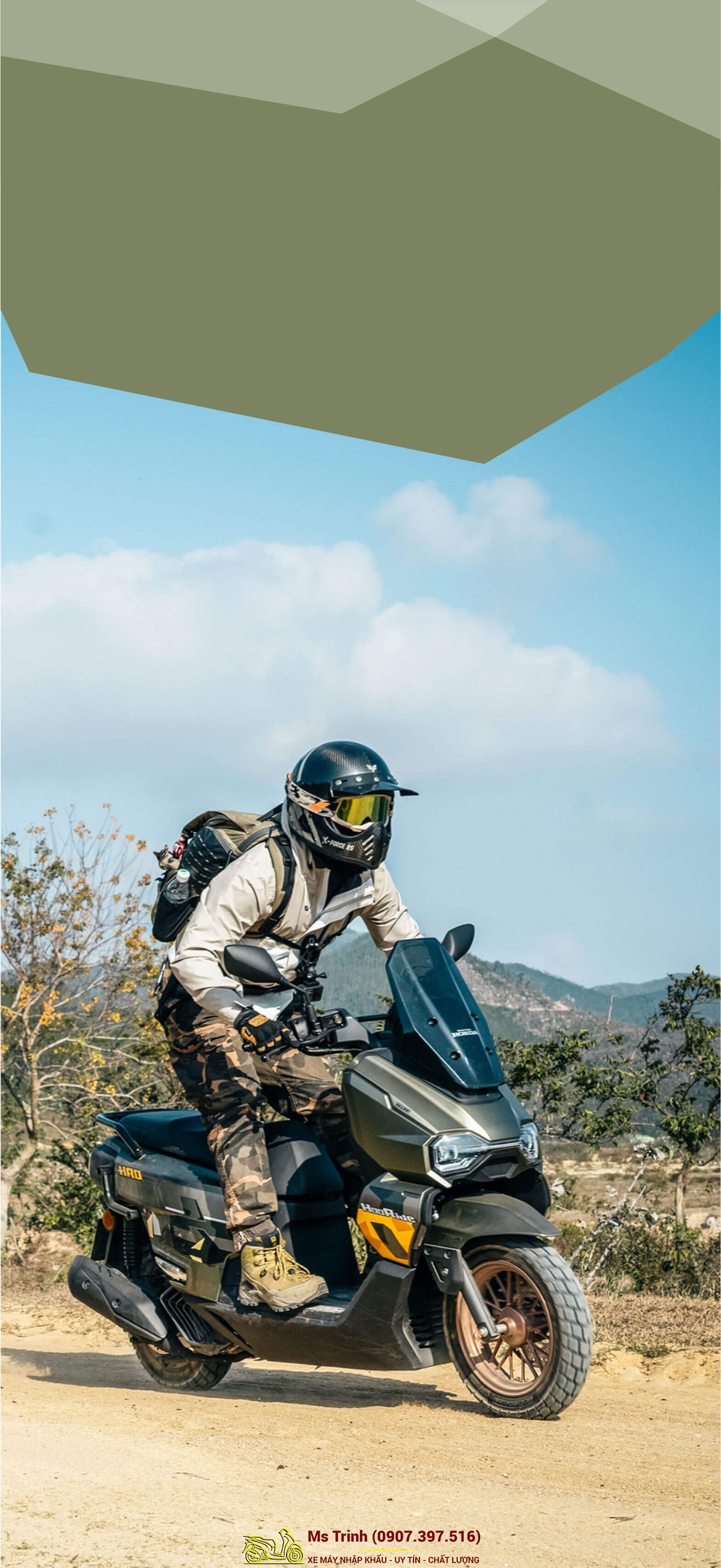 Honda HRD125 2026 - Xe tay ga ADV cá tính, ABS 2 kênh, công nghệ hiện đại tại Vĩnh Long