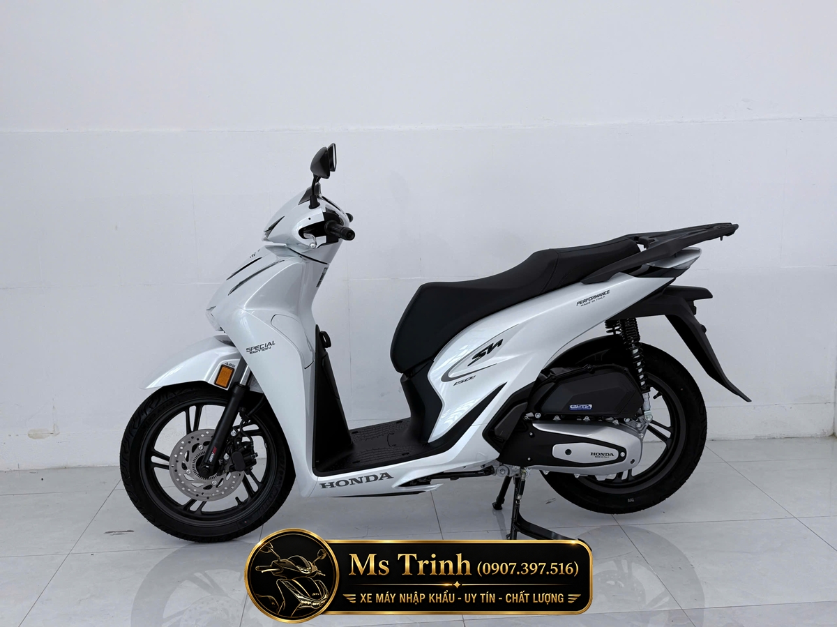 Honda SH150i Special Edition Standard nhập HMR Ý màu trắng tại Vĩnh Long: Giá trị nằm trong từng chi tiết nguyên bản