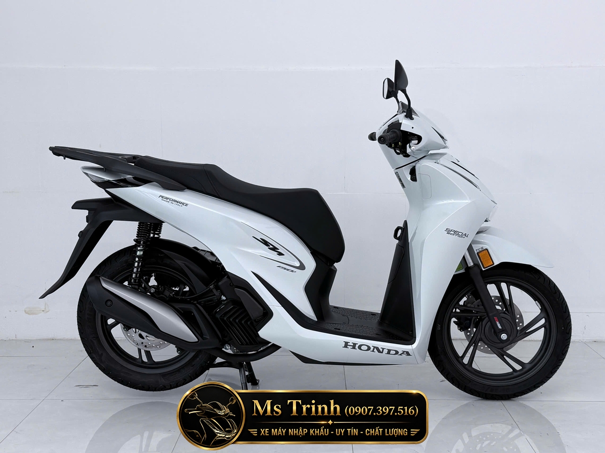 Honda SH150i Special Edition Standard nhập HMR Ý màu trắng tại Vĩnh Long: Giá trị nằm trong từng chi tiết nguyên bản