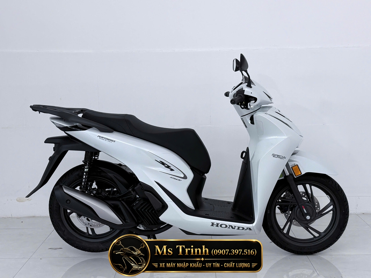 Honda SH150i Special Edition Standard nhập HMR Ý màu trắng tại Vĩnh Long: Giá trị nằm trong từng chi tiết nguyên bản
