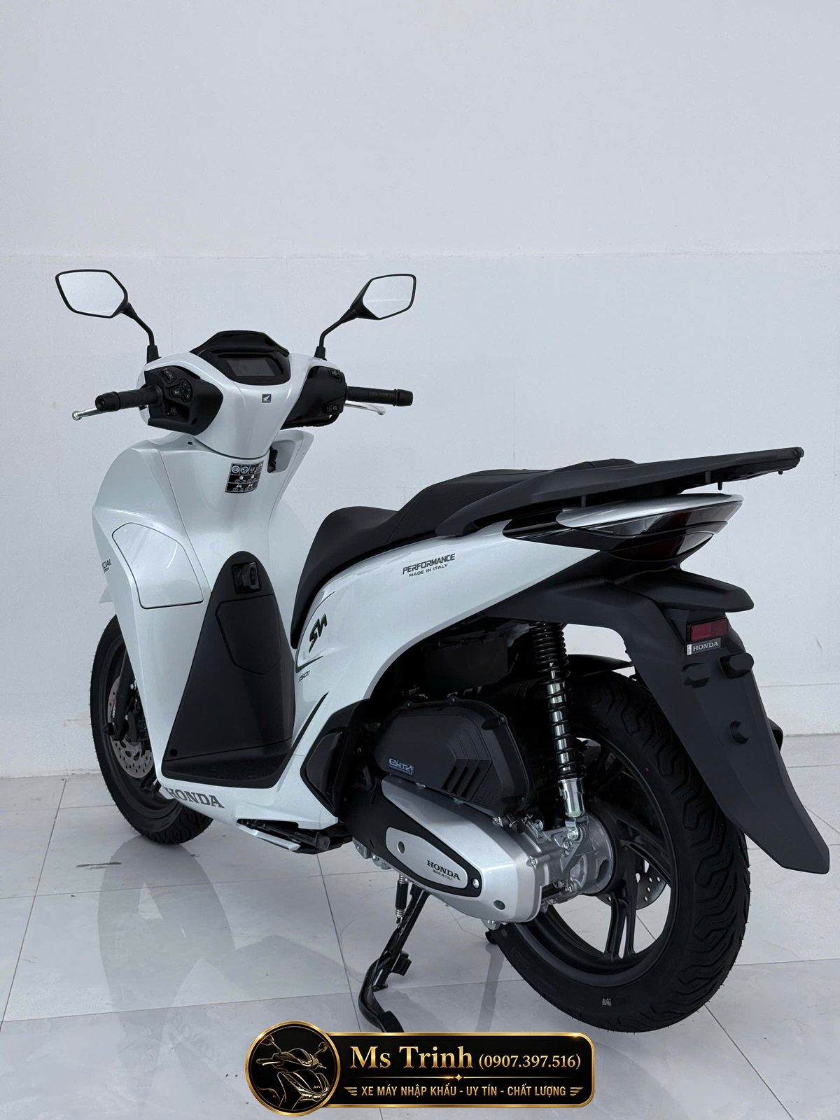 Honda SH150i Special Edition Standard nhập HMR Ý màu trắng tại Vĩnh Long: Giá trị nằm trong từng chi tiết nguyên bản