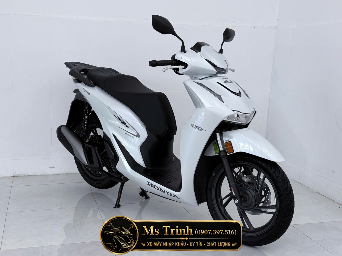 Honda SH150i Special Edition Standard nhập HMR Ý màu trắng tại Vĩnh Long: Giá trị nằm trong từng chi tiết nguyên bản