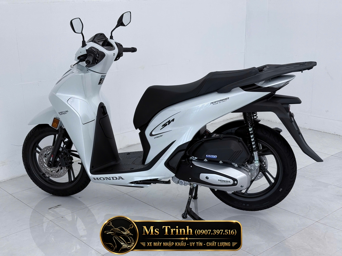 Honda SH150i Special Edition Standard nhập HMR Ý màu trắng tại Vĩnh Long: Giá trị nằm trong từng chi tiết nguyên bản