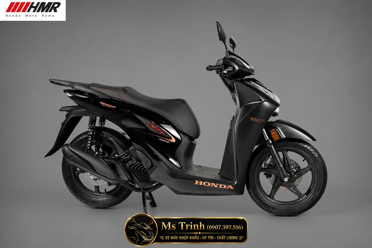 Honda SH150i nhập Ý 2026 Sporty màu đen tại Vĩnh Long - Mẫu SH Ý cao cấp được săn đón nhất hiện nay