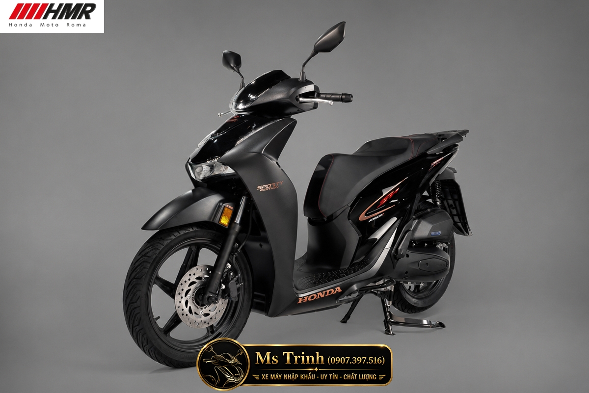Honda SH150i nhập Ý 2026 Sporty màu đen tại Vĩnh Long - Mẫu SH Ý cao cấp được săn đón nhất hiện nay