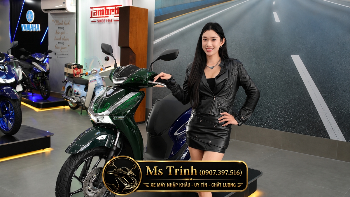 Honda SH150i Vetro Green - Sapphire tại Vĩnh Long: SH Ý Limited 200 xe