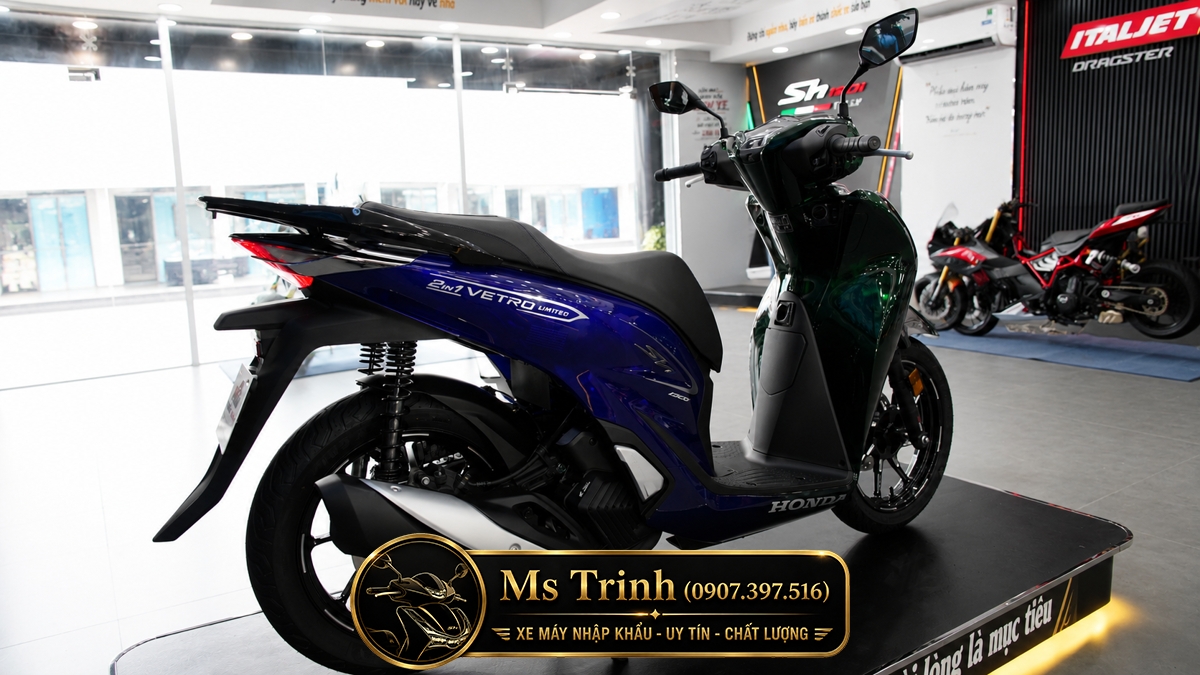 Honda SH150i Vetro Green - Sapphire tại Vĩnh Long: SH Ý Limited 200 xe