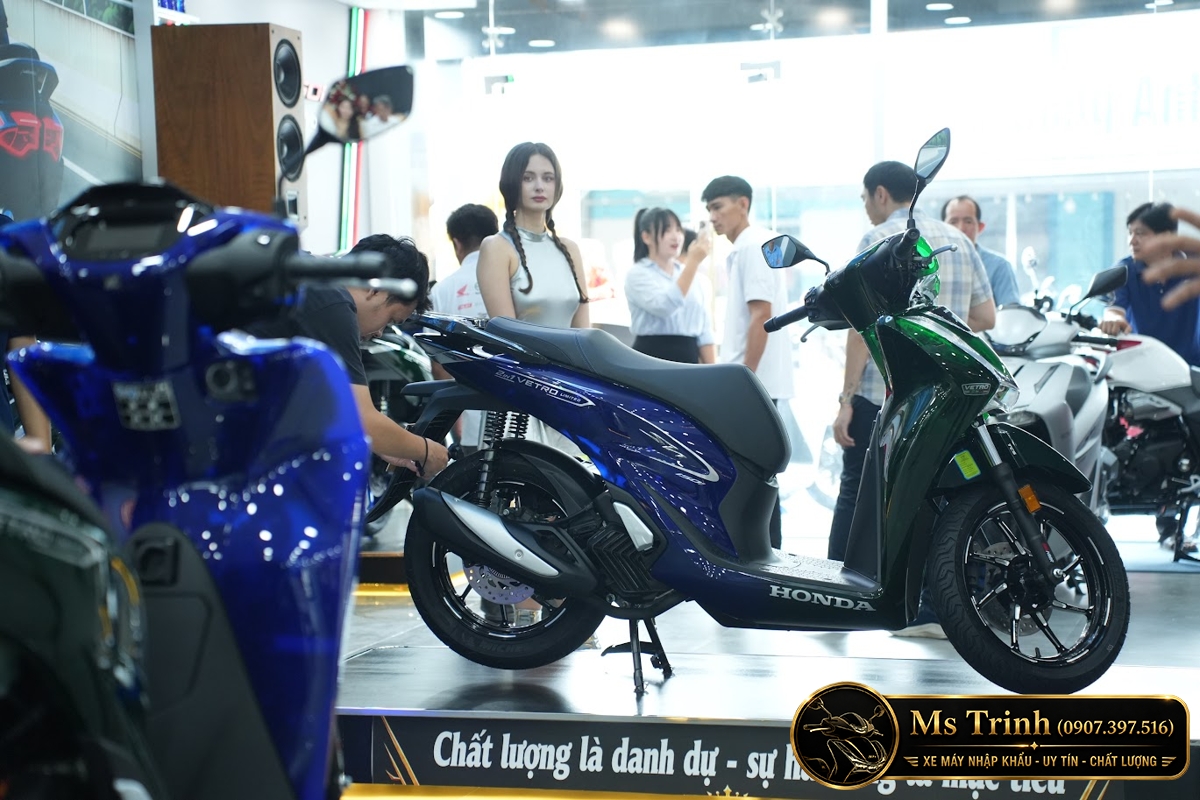Honda SH150i Vetro Sapphire - Green tại Vĩnh Long: SH Ý 2 trong 1 giới hạn 200 xe