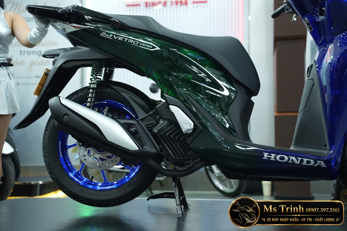 Honda SH150i Vetro Sapphire - Green tại Vĩnh Long: SH Ý 2 trong 1 giới hạn 200 xe