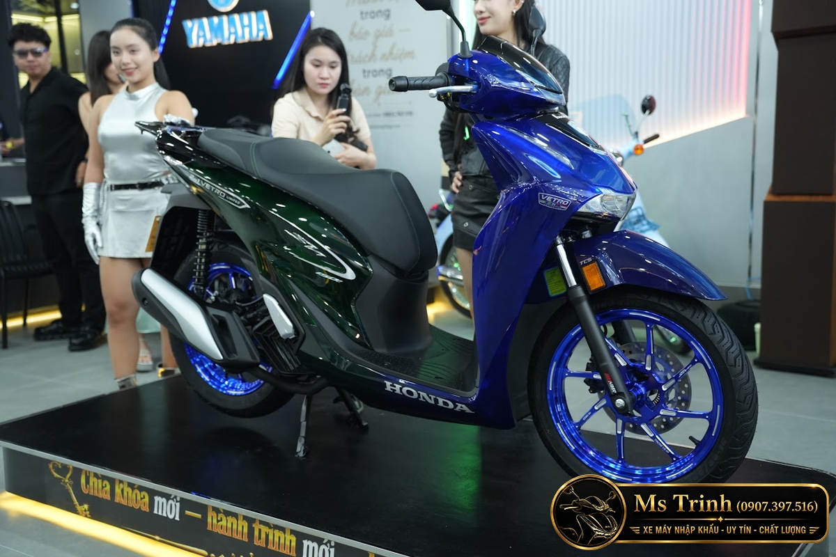 Honda SH150i Vetro Sapphire - Green tại Vĩnh Long: SH Ý 2 trong 1 giới hạn 200 xe