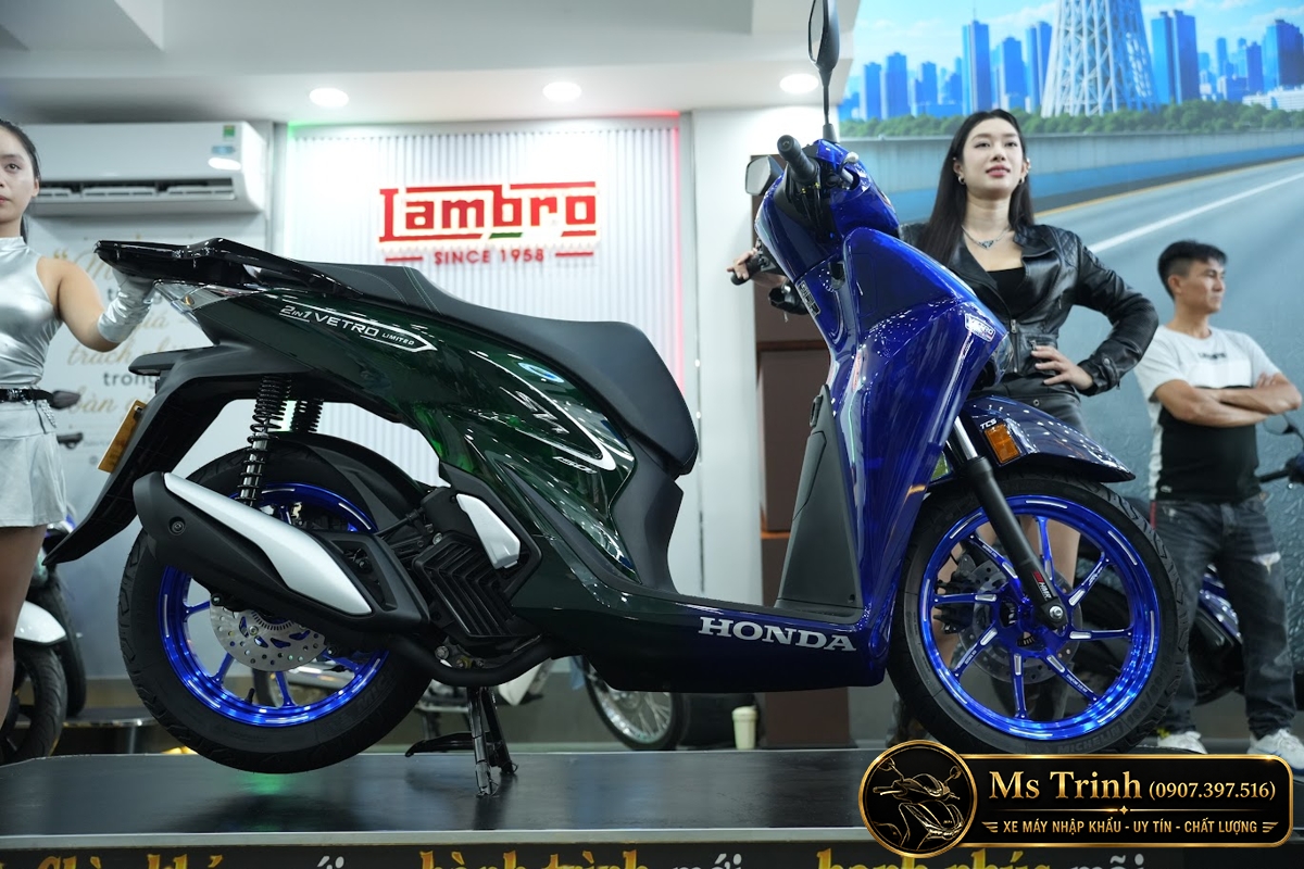 Honda SH150i Vetro Sapphire - Green tại Vĩnh Long: SH Ý 2 trong 1 giới hạn 200 xe
