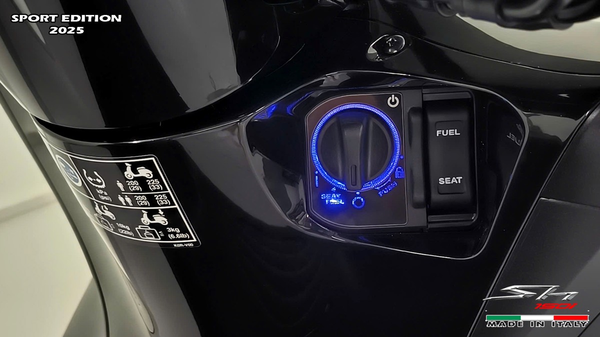 Honda SH150i 2025 Italy Sport Edition Màu Đen, Nhập Chính Hãng, Giá Rẻ tại Vĩnh Long