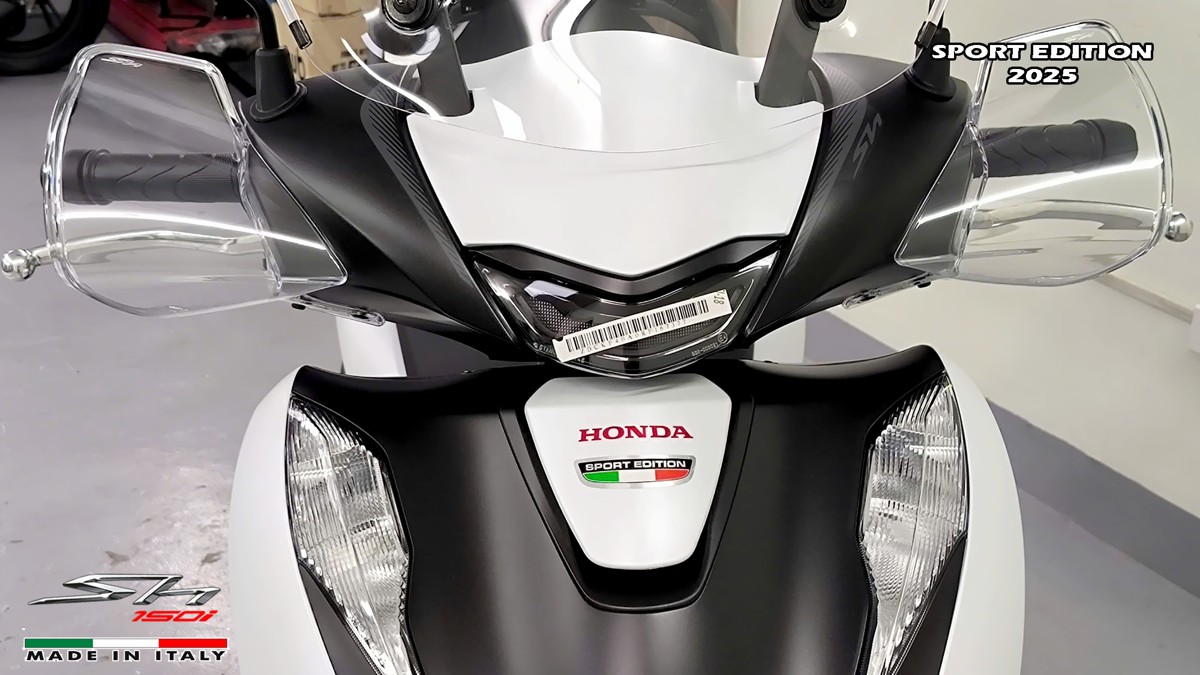 Honda SH150i Sport Edition 2025 Trắng, Made In Italy, Nhập Chính Hãng tại Vĩnh Long