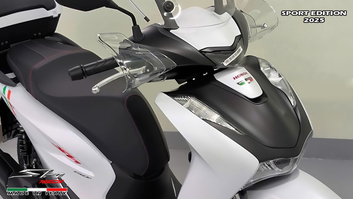 Honda SH150i Sport Edition 2025 Trắng, Made In Italy, Nhập Chính Hãng tại Vĩnh Long