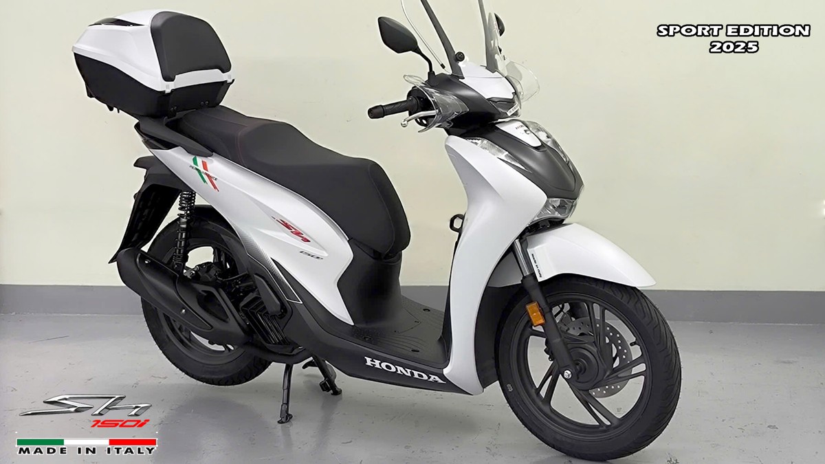 Honda SH150i Sport Edition 2025 Trắng, Made In Italy, Nhập Chính Hãng tại Vĩnh Long