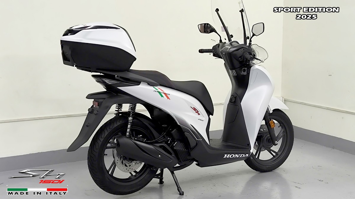 Honda SH150i Sport Edition 2025 Trắng, Made In Italy, Nhập Chính Hãng tại Vĩnh Long