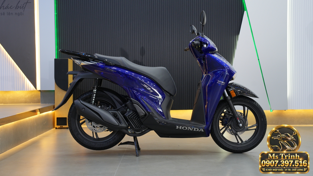 Honda SH150 Vetro Blue 2027 tại Vĩnh Long - Xanh Sapphire trong suốt, nhập Ý sang trọng