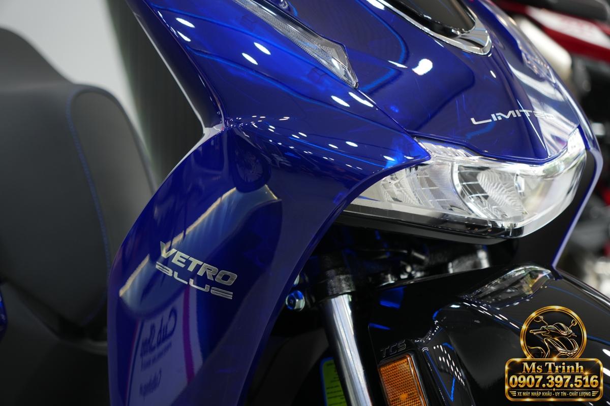 Honda SH150 Vetro Blue 2027 tại Vĩnh Long - Xanh Sapphire trong suốt, nhập Ý sang trọng
