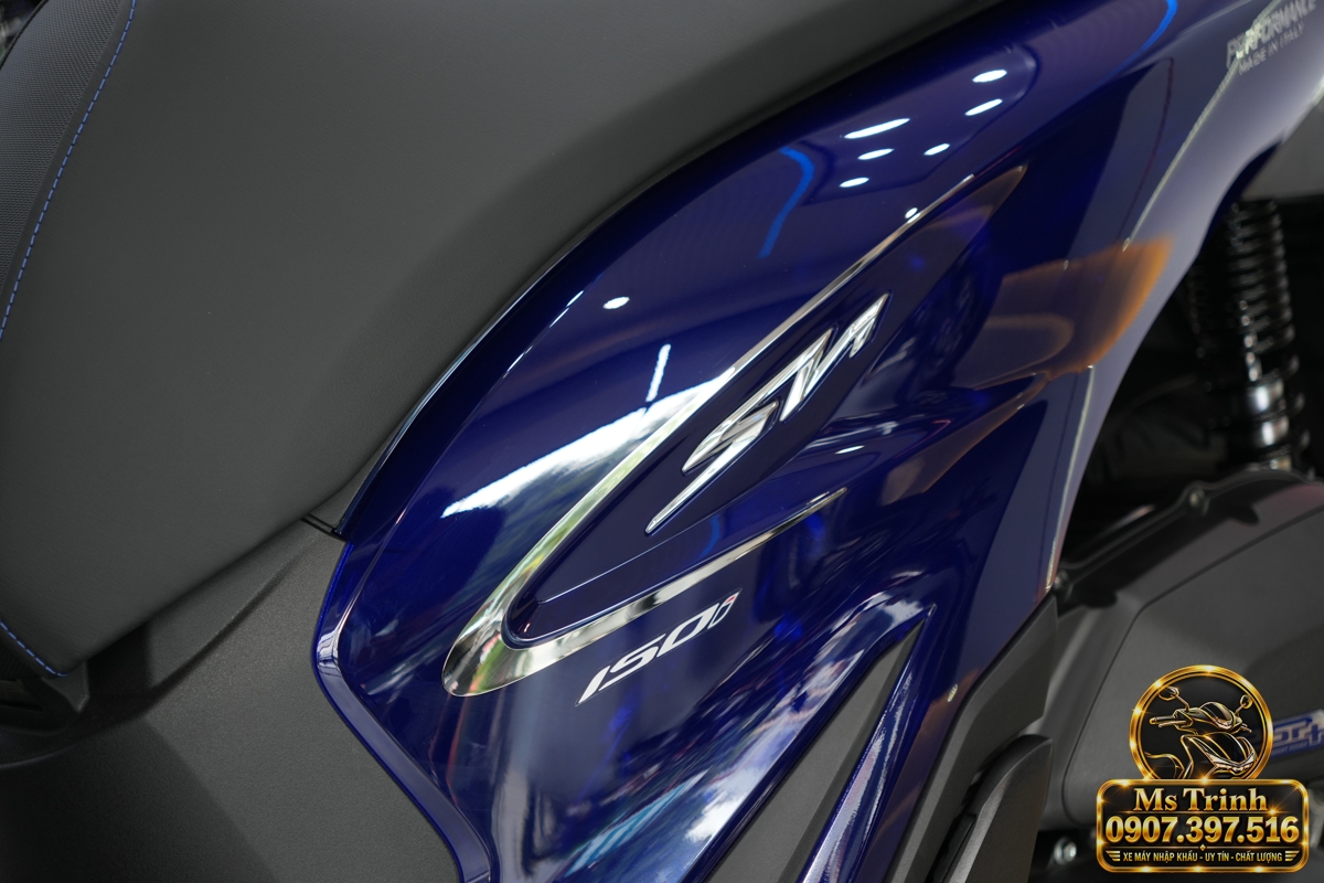 Honda SH150 Vetro Blue 2027 tại Vĩnh Long - Xanh Sapphire trong suốt, nhập Ý sang trọng