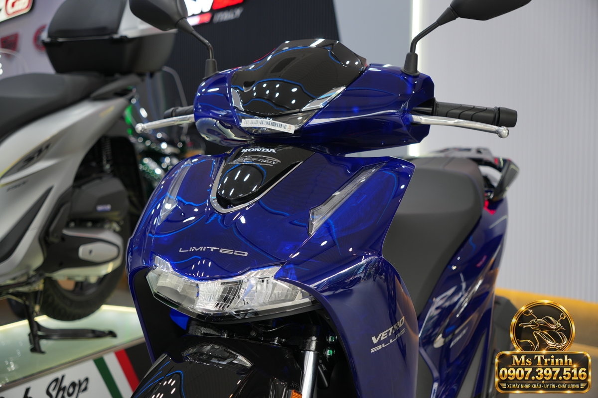 Honda SH150 Vetro Blue 2027 tại Vĩnh Long - Xanh Sapphire trong suốt, nhập Ý sang trọng