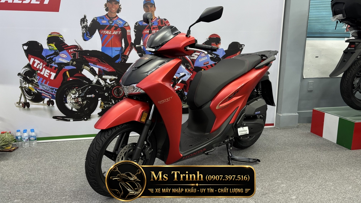 Honda SH150 Ý 2026 màu đỏ Sporty New Concept tại Vĩnh Long: Giá trị khác biệt của một chiếc SH nhập khẩu