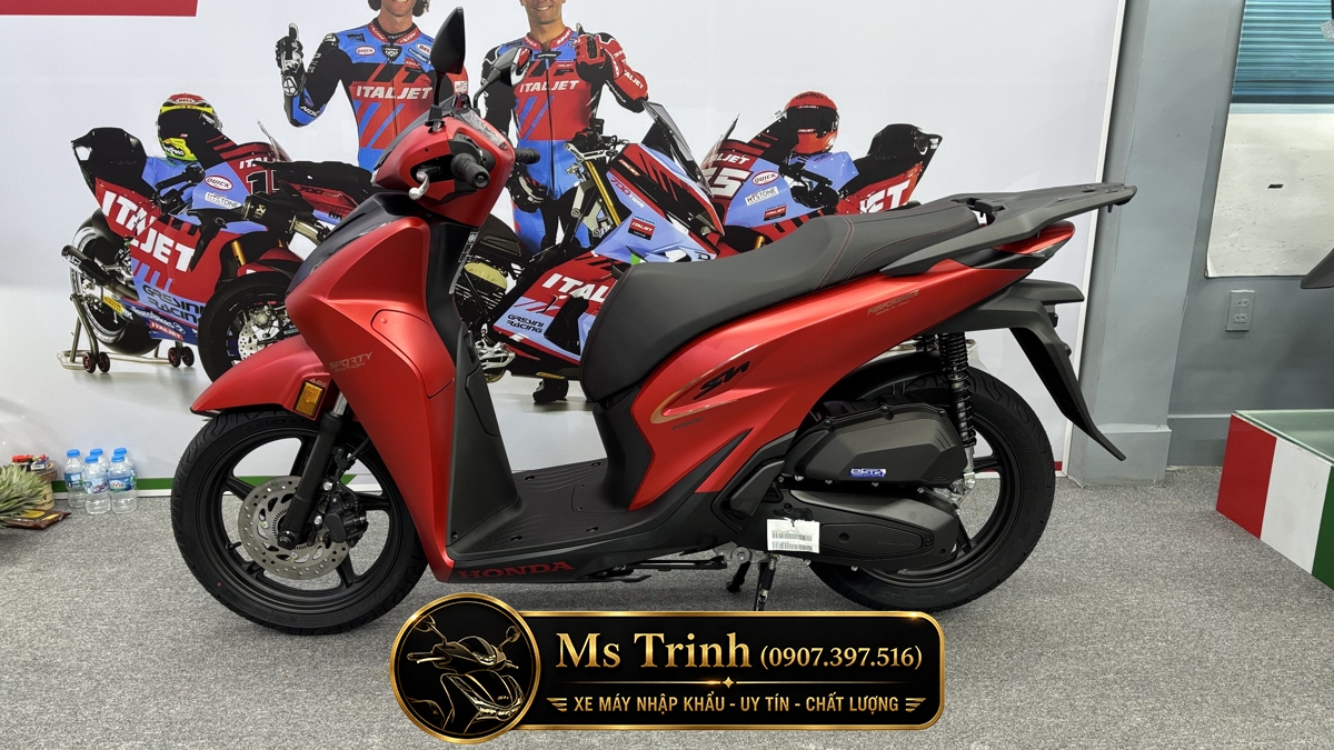 Honda SH150 Ý 2026 màu đỏ Sporty New Concept tại Vĩnh Long: Giá trị khác biệt của một chiếc SH nhập khẩu