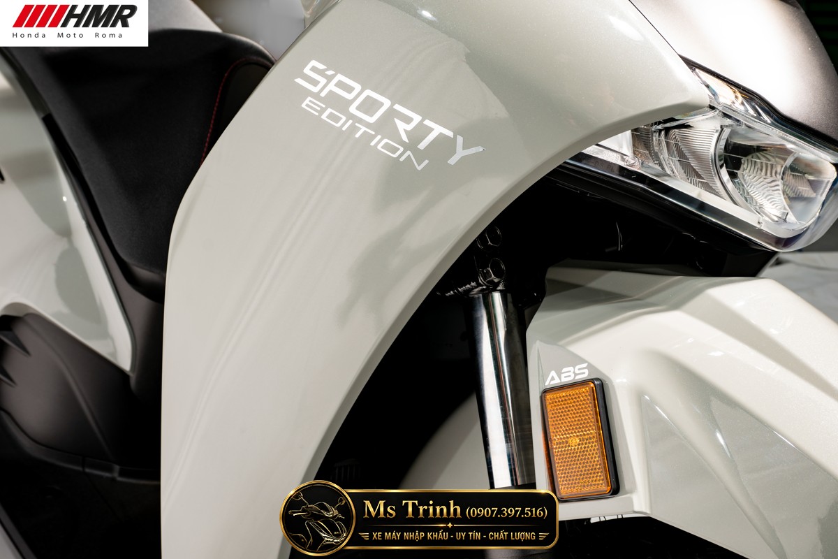 Honda SH350i nhập Ý 2026 tại Vĩnh Long - SH350i Sporty Trắng Nhám, Xám Bóng Đẳng Cấp Chuẩn Ý