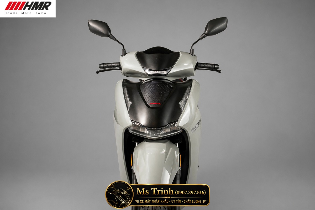 Honda SH350i nhập Ý 2026 tại Vĩnh Long - SH350i Sporty Trắng Nhám, Xám Bóng Đẳng Cấp Chuẩn Ý