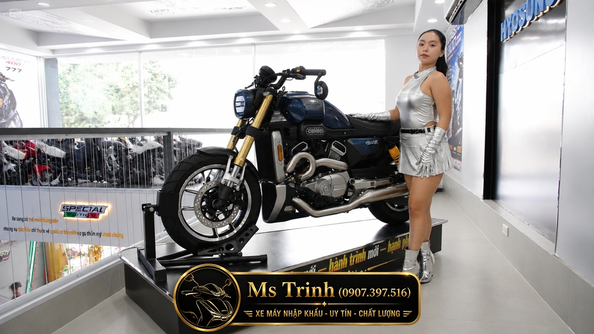 Hyosung GV350X tại Vĩnh Long - Cruiser 350cc Phong Cách Mỹ Cơ Bắp, Cá Tính