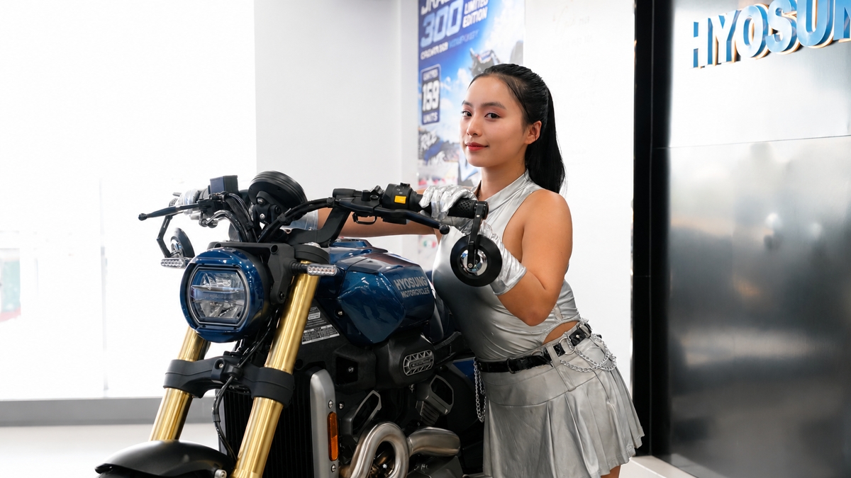 Hyosung GV350X tại Vĩnh Long - Cruiser 350cc Phong Cách Mỹ Cơ Bắp, Cá Tính