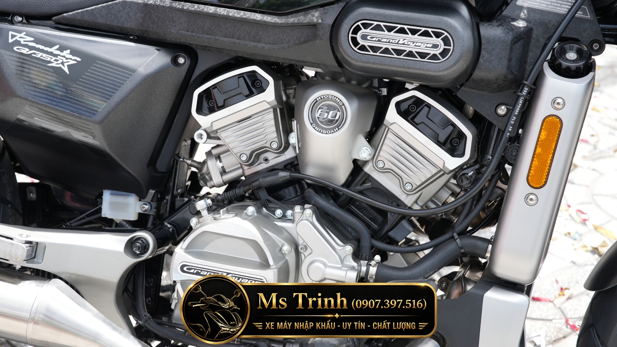 Hyosung GV350X tại Vĩnh Long - Cruiser 350cc Phong Cách Mỹ Cơ Bắp, Cá Tính