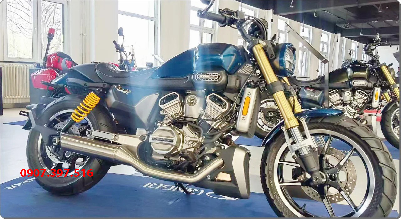 Hyosung GV350X tại Vĩnh Long - Cruiser 350cc Phong Cách Mỹ Cơ Bắp, Cá Tính