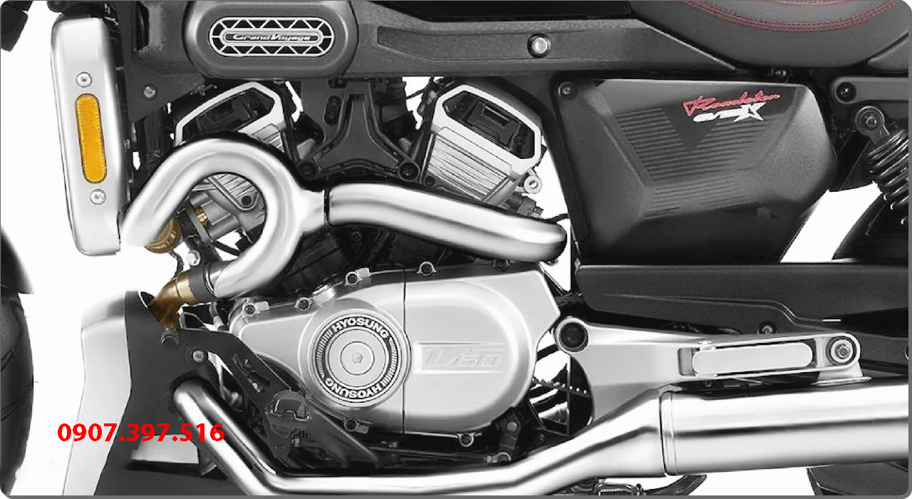 Hyosung GV350X tại Vĩnh Long - Cruiser 350cc Phong Cách Mỹ Cơ Bắp, Cá Tính