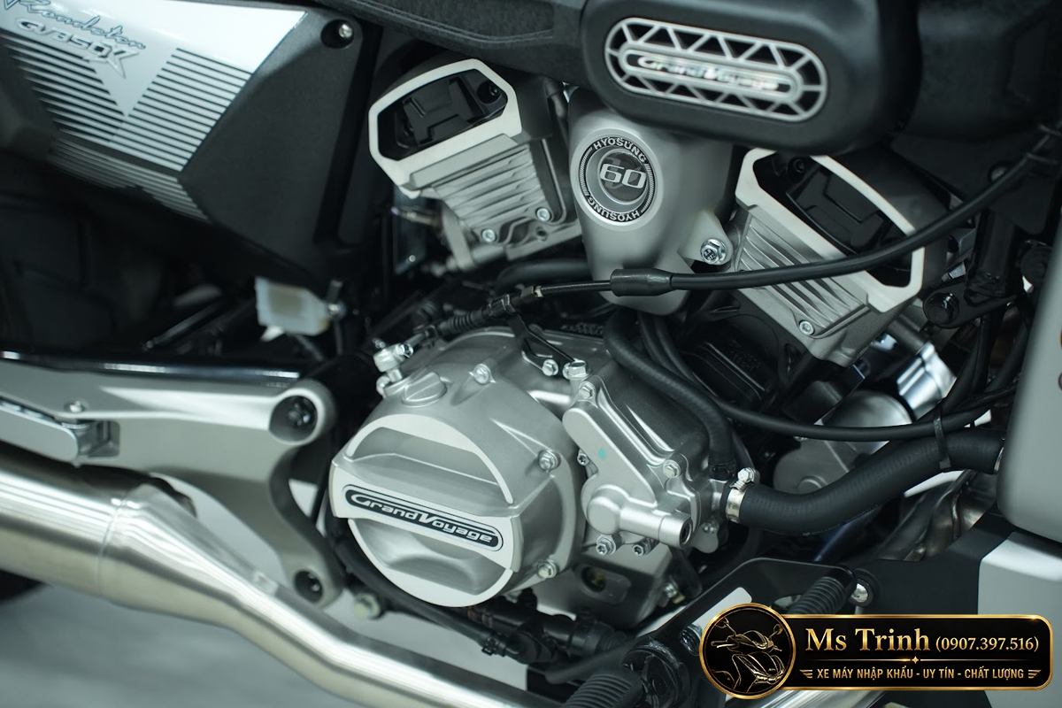 Hyosung GV350X tại Vĩnh Long - Cruiser 350cc Phong Cách Mỹ Cơ Bắp, Cá Tính