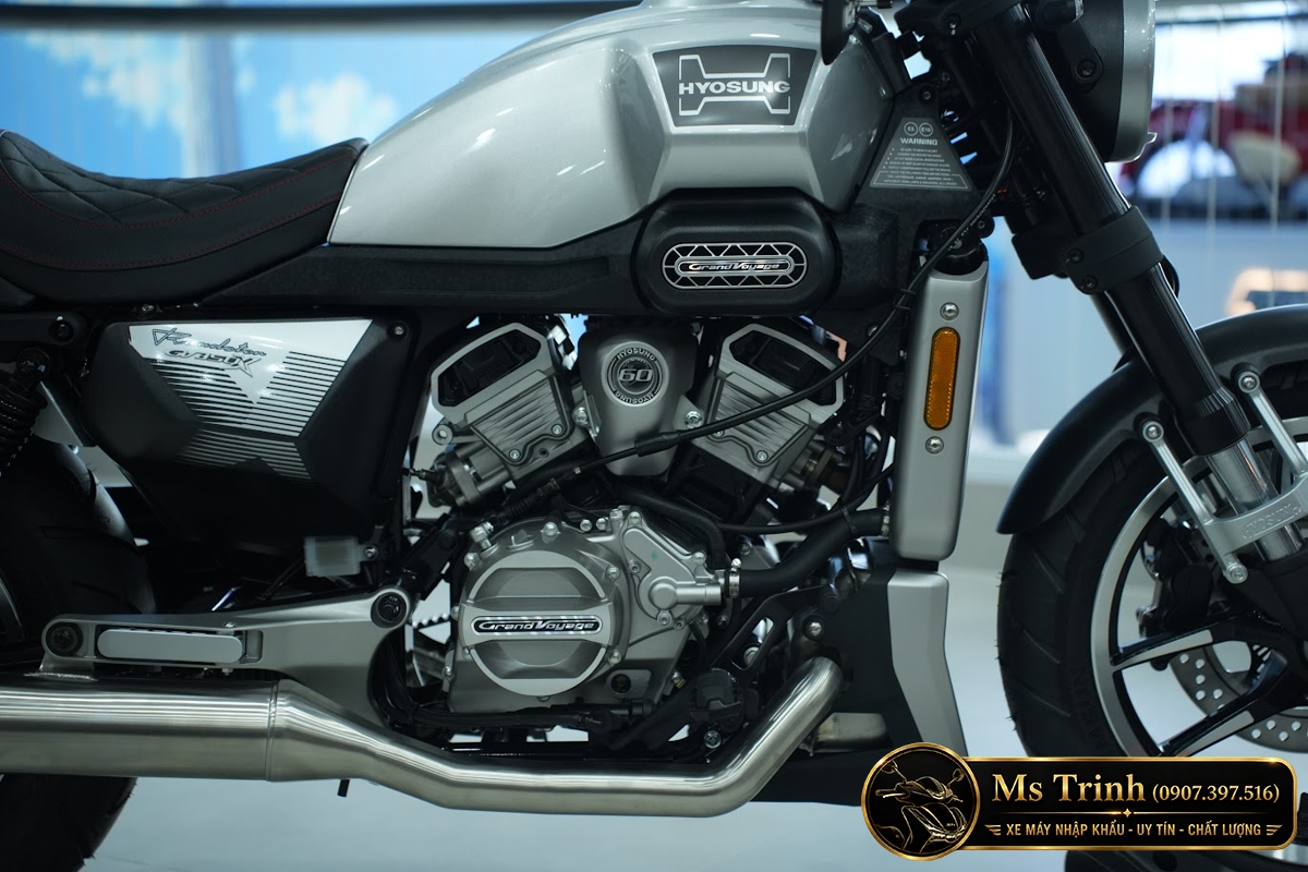 Hyosung GV350X tại Vĩnh Long - Cruiser 350cc Phong Cách Mỹ Cơ Bắp, Cá Tính