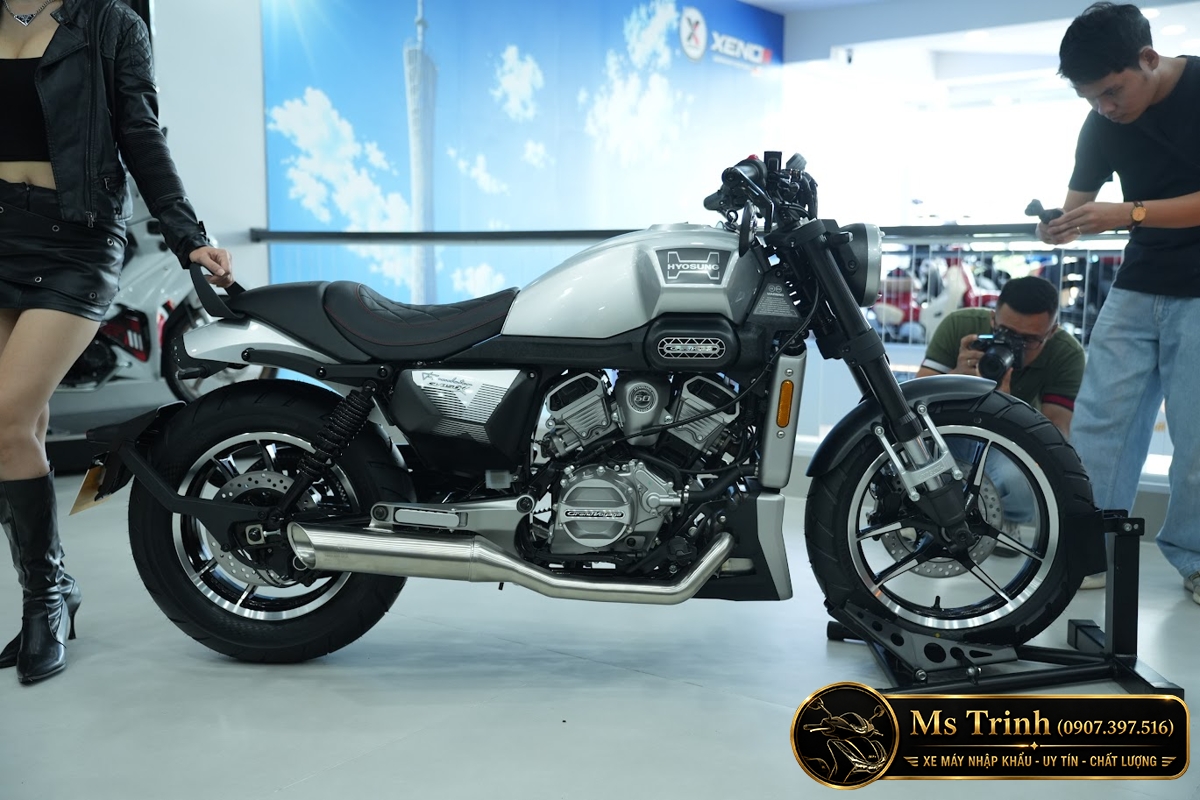 Hyosung GV350X tại Vĩnh Long - Cruiser 350cc Phong Cách Mỹ Cơ Bắp, Cá Tính