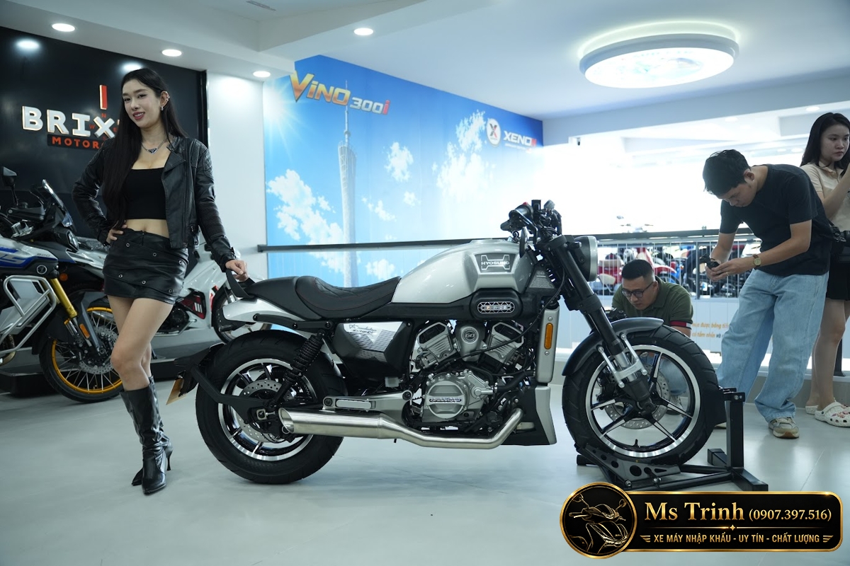 Hyosung GV350X tại Vĩnh Long - Cruiser 350cc Phong Cách Mỹ Cơ Bắp, Cá Tính