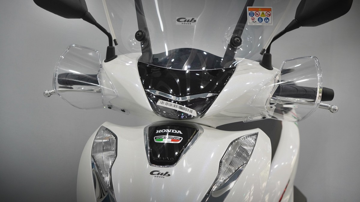 Honda SH150 trắng pha lê nhập Ý 2026 tại Vĩnh Long - Sport Edition chính ngạch, chuẩn chất Ý